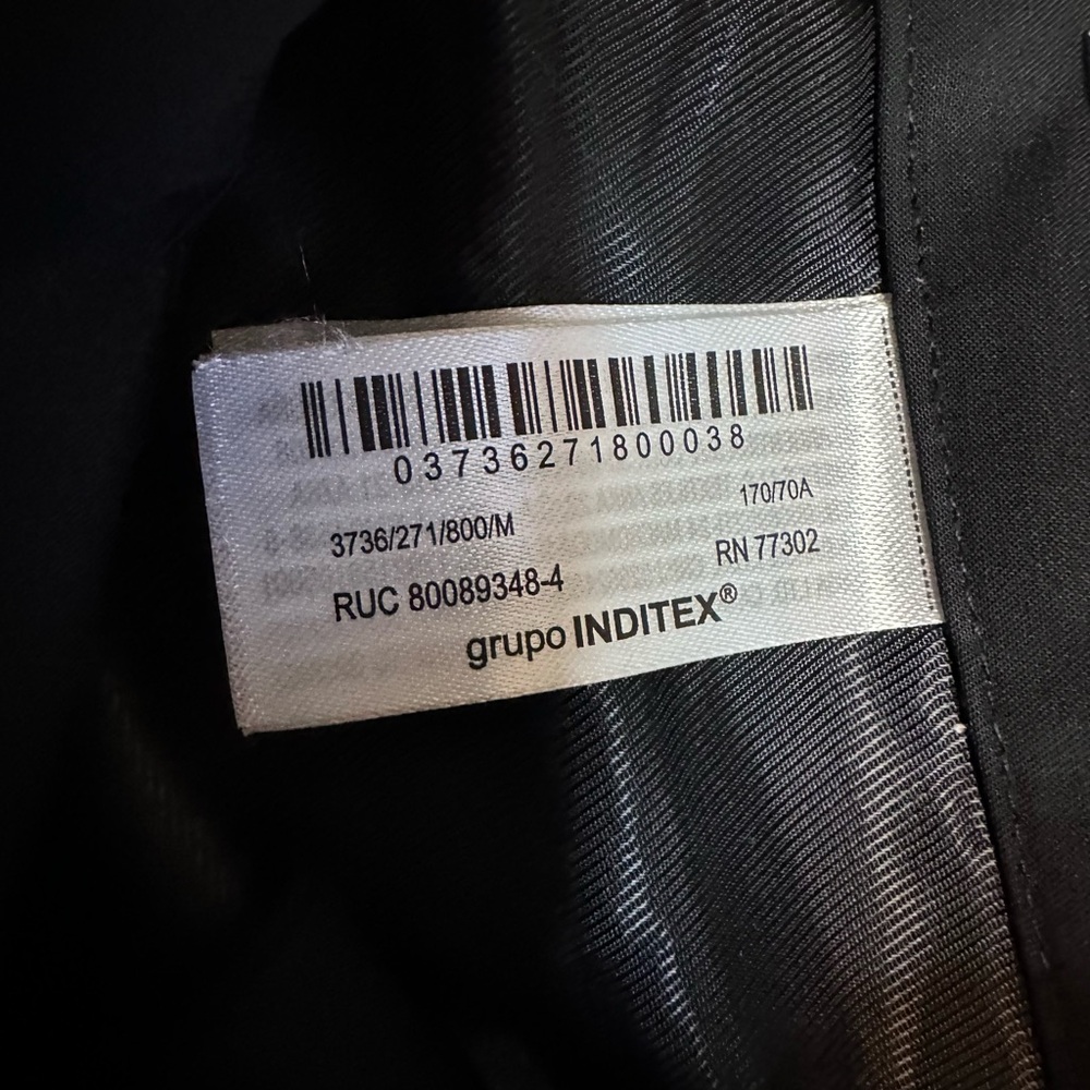 ZARA Black Tailored Dress Pants Women Medium M New With Tags - Picture 9 of 12
